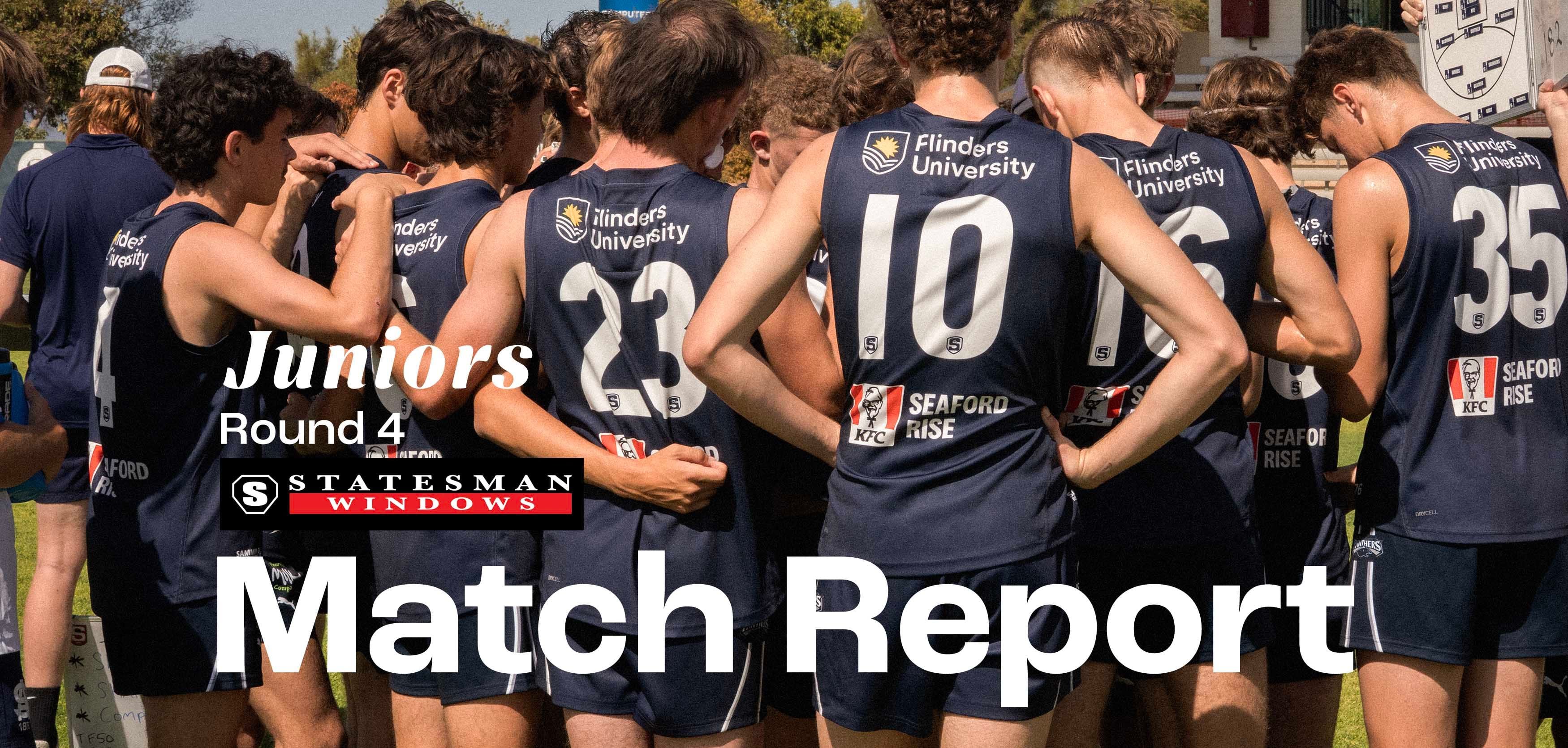 Statesman Windows Match Report: Juniors Round 4 v Centrals Statesman Windows Match Report: Juniors Round 4 v Centrals